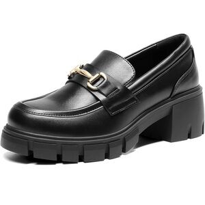 Black Chunky Loafer